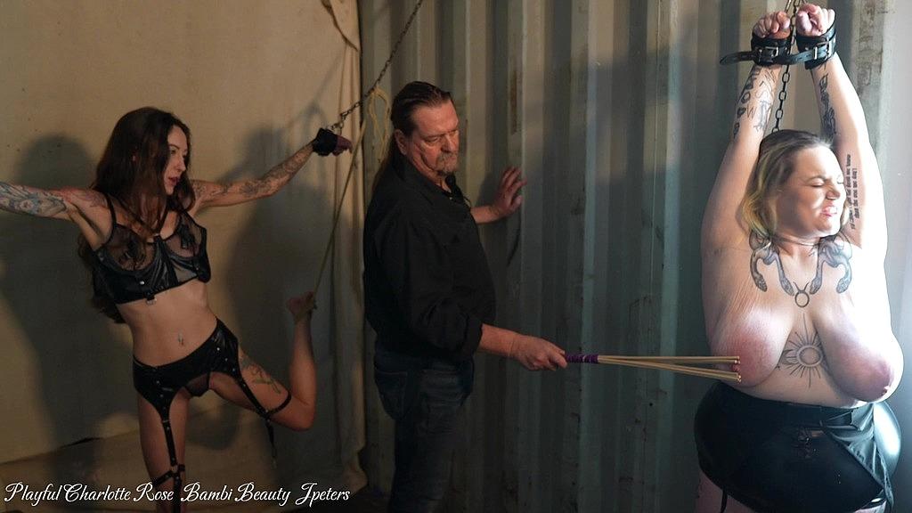 Charlotte Rose, Bambi Beauty & Evil Genius: HD Hardcore Spanking, BDSM, Big Cock, Squirt & Fetish scene