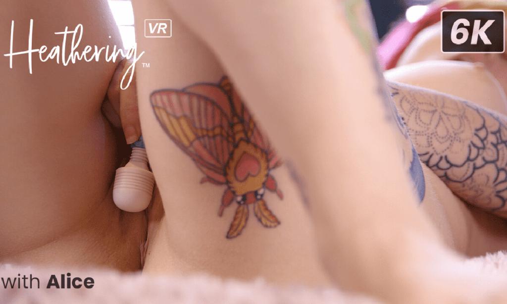 Alice Heathering - Tattoo Showcase in 180° 4K VR Video