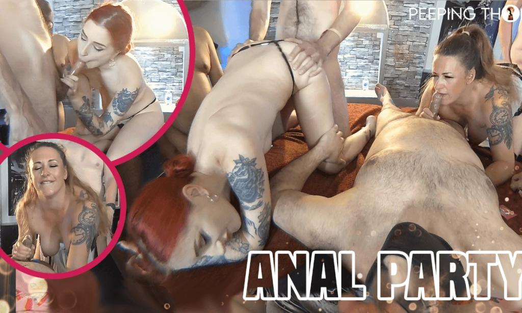 Gigi and Nurse Tilly's Anal Swingers Party - Cow Girl, Doggy style, Big Boobs Orgy (4K POV)