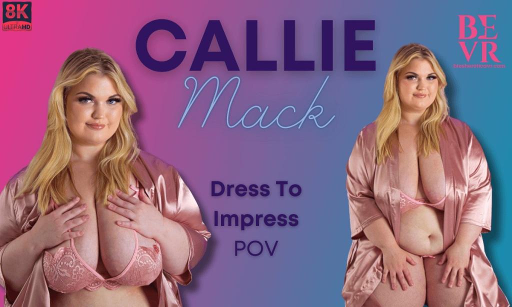 Callie Mack - Blonde Tattooed Bombshell in 60 FPS 180° VR (4K)