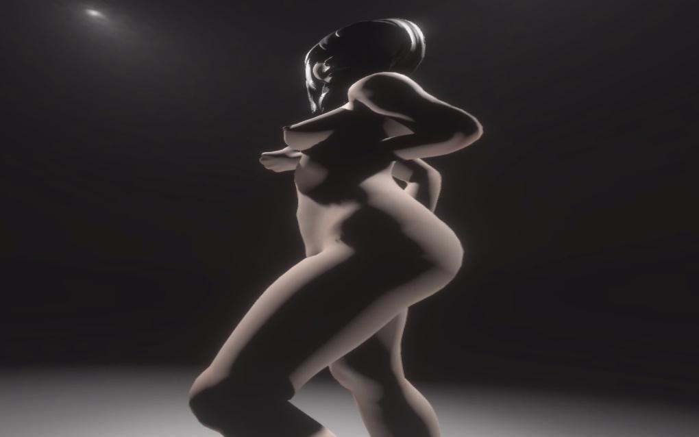 Binaural Sound 3D Animation: Dance Viewer VR with Performer X, Y, Z