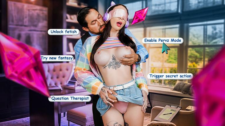 Indica Marie's Confident Seduction with Juan Largo - Blindfolded Blowjob and Cowgirl