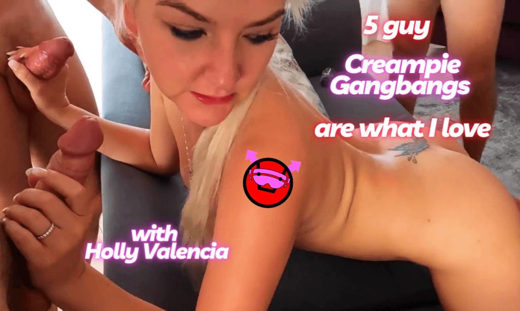 Blonde Hotwife's 5-Man Gangbang: Performers' Names (1, 2, 3)