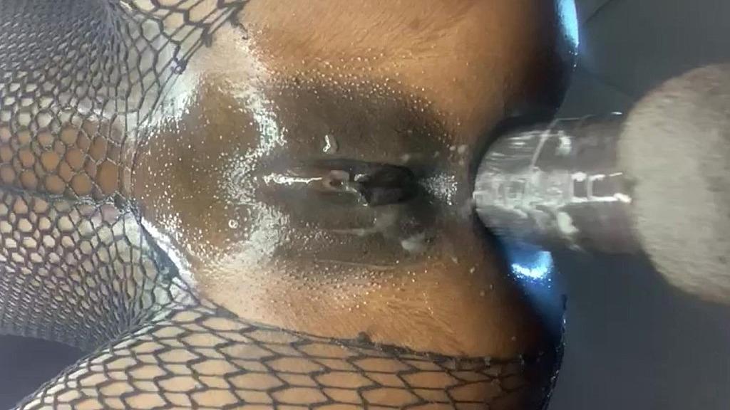 Amateur Anal: Cute Performer with Big Cock in Lingerie - HD