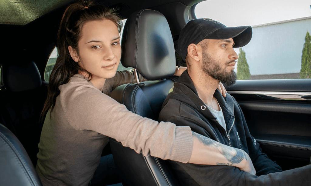 Brunette, Tattooed Trio: Cow Girl & Reverse Cow Girl in 4K