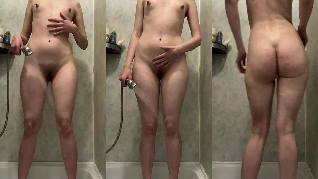 Amateur European Teen's Wet and Dripping Pussy Show (HD)