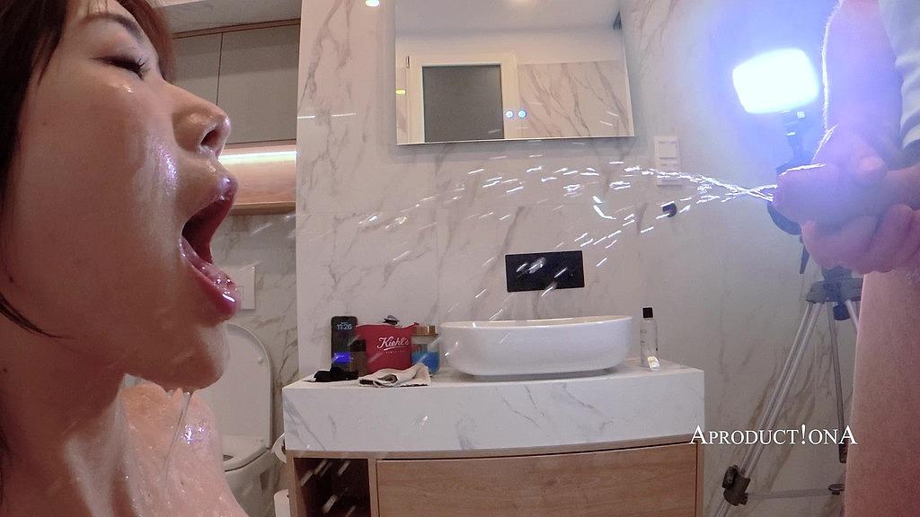 Bonieboy and Kyoko: Japanese Piss and Cum Play - Face Fucking, Ass Licking, and Cum in Mouth