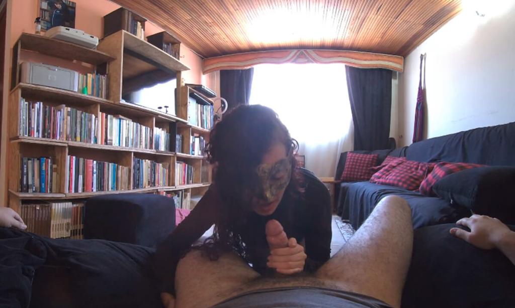 Latin Amateur Couple: 4K VR Cowgirl & Reverse Cowgirl