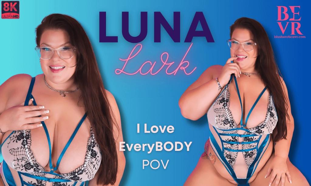 Luna Lark: Brunette Brunette in Stockings and Lingerie - Big Boobs, Big Ass, Tattooed Solo Performance