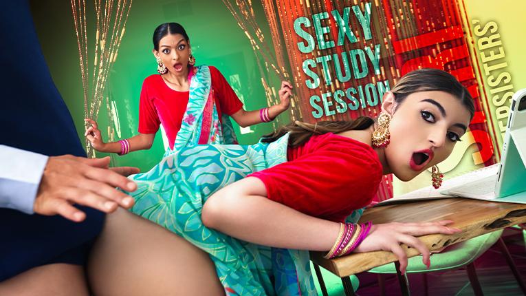 Julia James and Laynee James - Indian Tutors in 4K - Taboo Threesome, Ass Licking, Cum in Mouth