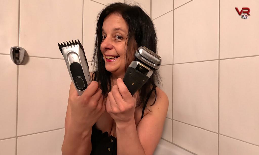 MILF Sweetlonglips' 4K Solo Shaving Session