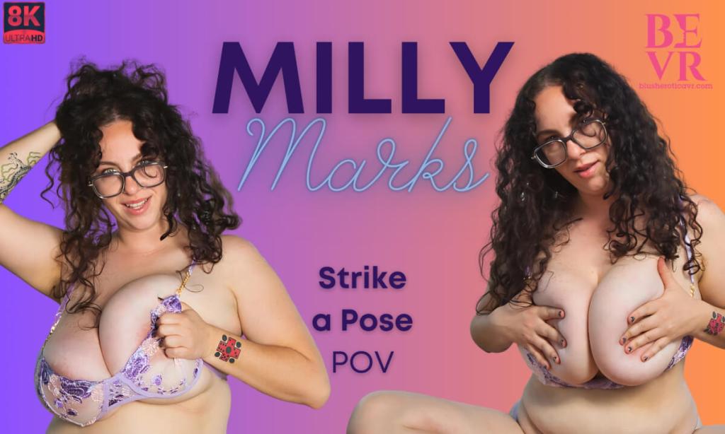 Milly Marks: Intimate Fingering Session in 60 FPS Brunette Masturbation Video