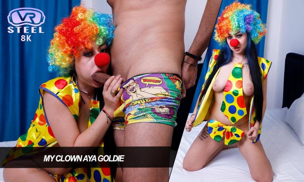 Aya Goldie & Stefan Steel: Fingering, Reverse Cow Girl, Cosplay (VR 6K)