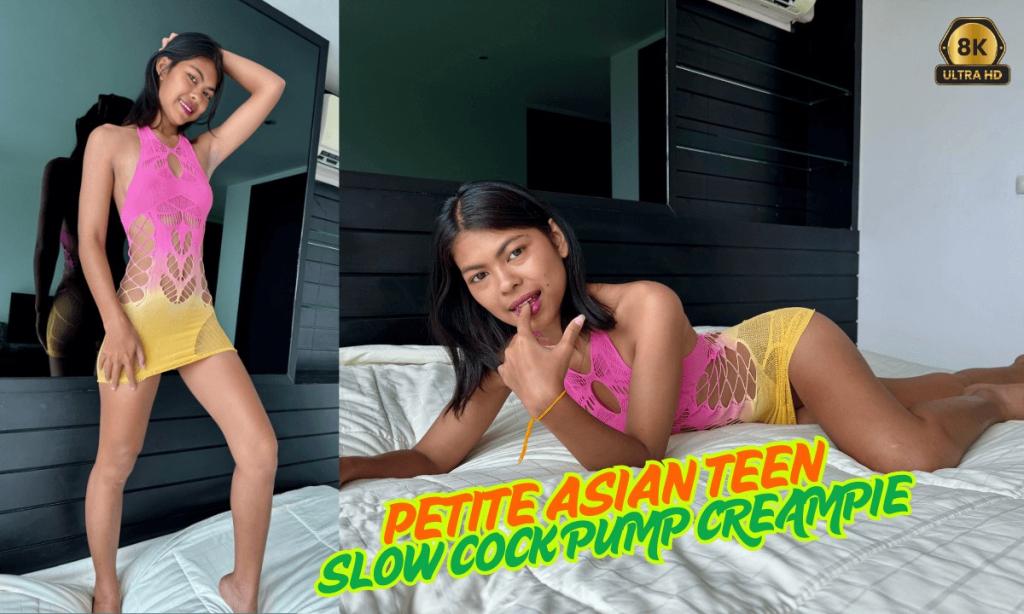Title: "Asian Teen Maya Carter & Tommy Stone: 8K VR Creampie - Slow Cowgirl & Intense Hand Job