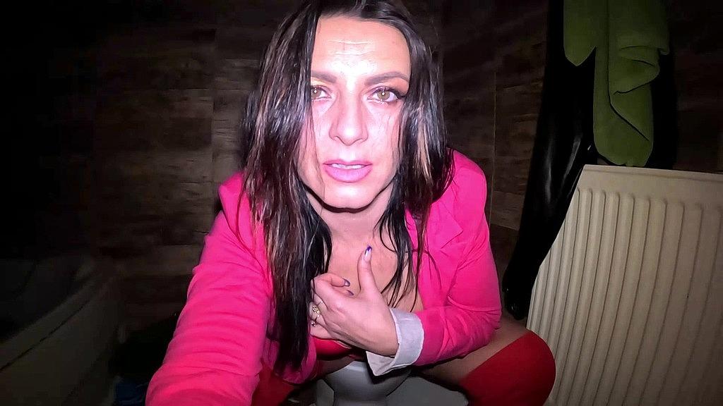 MilfyCalla's Intimate Pee Fetish: Red Lingerie & Taboo Talk (HD)