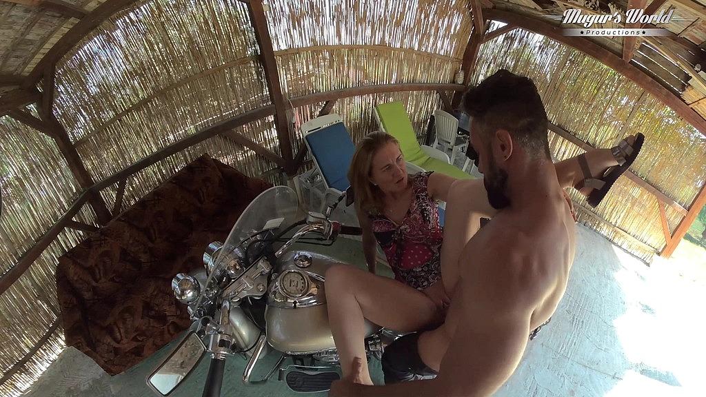 MILF Regina Gold: Hard Motorcycle Sex in HD