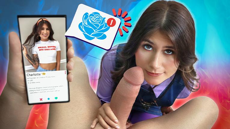 Charlotte Mae's Bernette Stepdaughter Blowjob & Virginal Lost in POV UHD (4K)